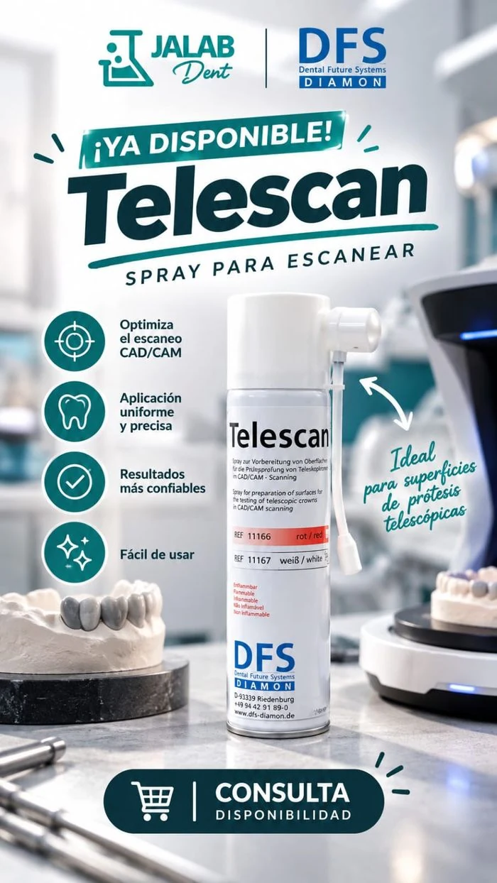Pieza de Telescan para Jalabdent
