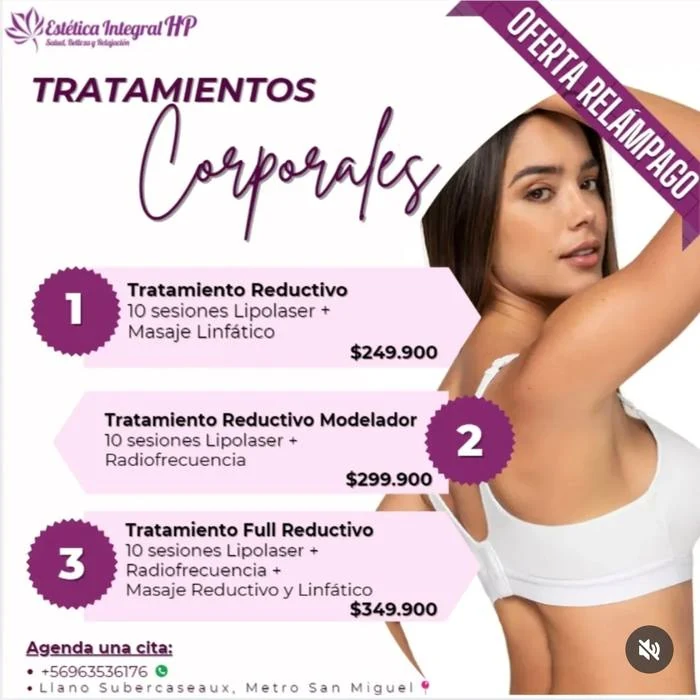 Pieza gráfica de tratamientos